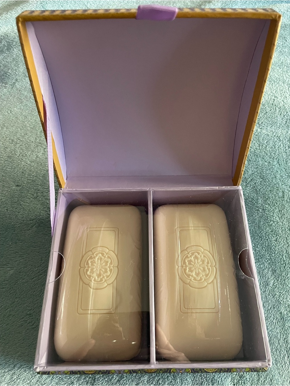 Purple and Green Jewelry Box - Soap Box Gift Set Skincare Body Care - Picture 2 of 5